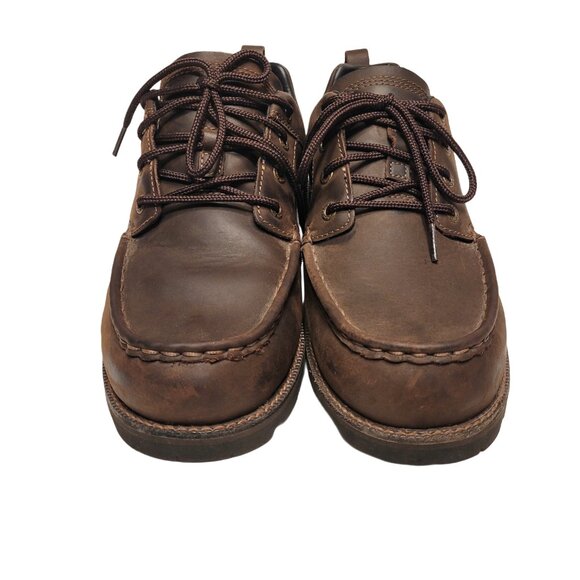 L.L. Bean WIDE Waterproof East Point Rugged English Moc Shoes - Picture 4 of 10